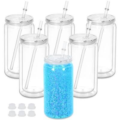 16 oz Snow Globe Tumbler