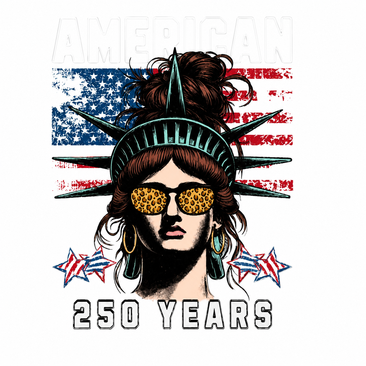 America 250 Liberty Fashion tumbler wrap