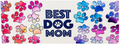 Best Dog Mom Watercolor Tumbler Wrap
