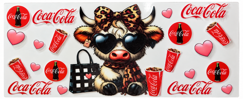 Coca-Cola Cow Tumbler Wrap