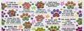 Colorful Dog Sayings Tumbler Wrap