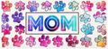 Colorful MOM Paw-Print Tumbler Wrap