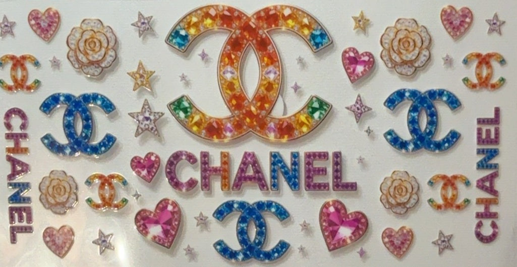 Designer Multicolor Jeweled Tumbler Wrap
