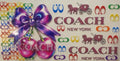 Designer Rainbow Cherries Bow Tumbler Wrap