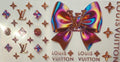 Designer Rainbow Satin Bow Tumbler Wrap