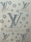 Designer Silver Monogram Tumbler Wrap