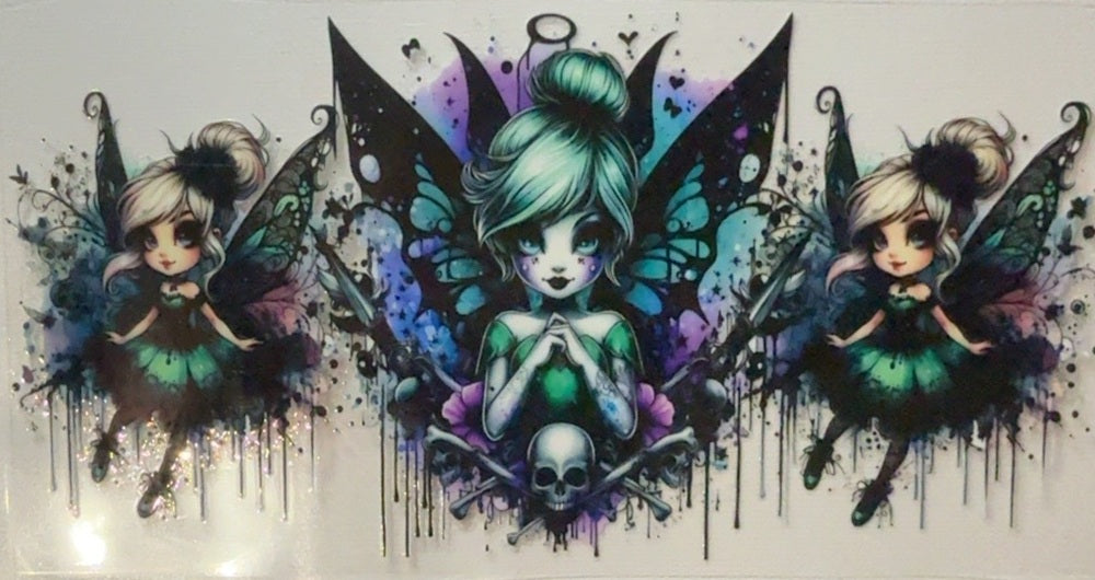 Disney Gothic Tinker Bell Trio Tumbler Wrap
