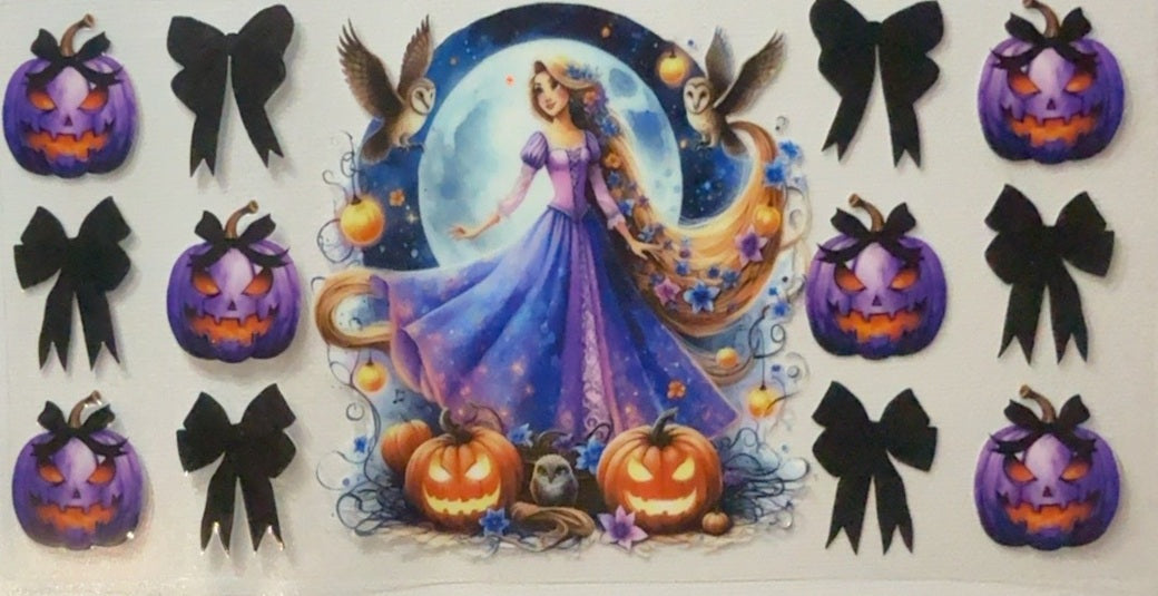 Disney Halloween Rapunzel Pumpkins Tumbler Wrap