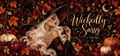 Glamorous Autumn Witch Tumbler Wrap