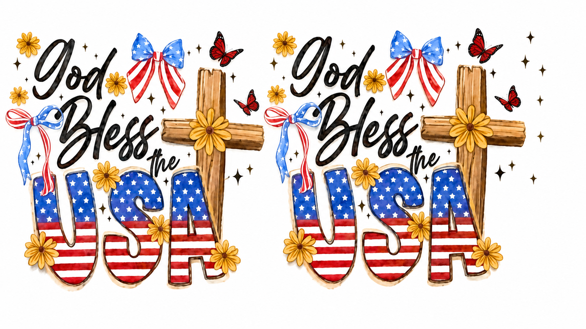 God Bless The USA Tumbler Wrap