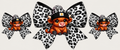 Highland Cow Leopard Bow tumbler wrap