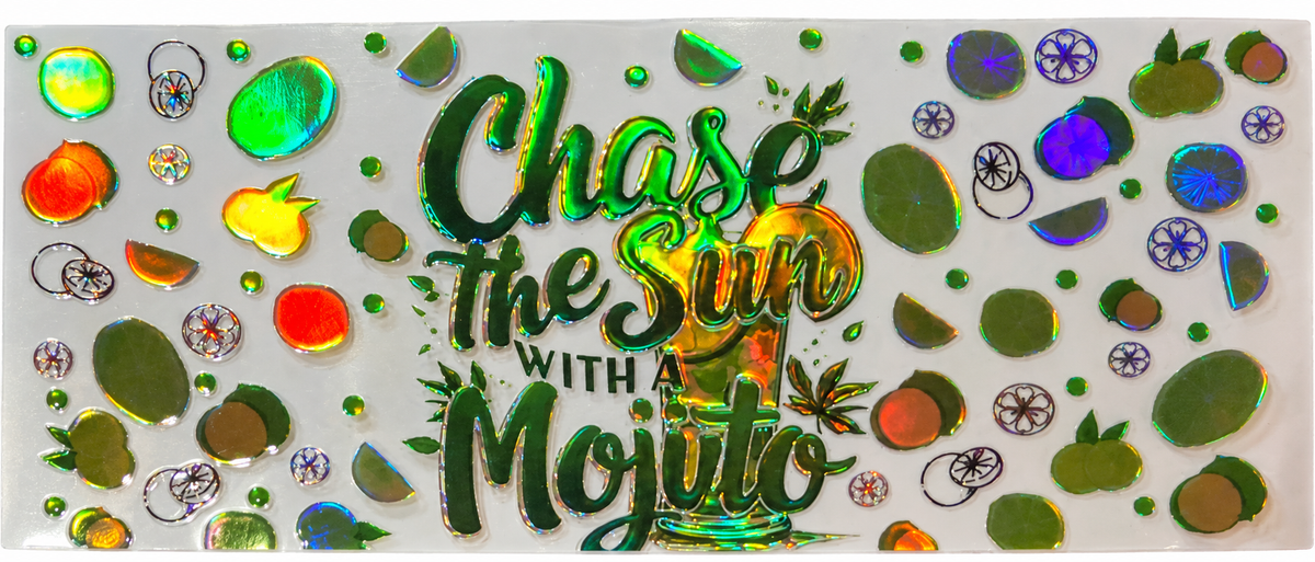 Holographic Chase The Sun Tumbler Tumbler Wrap