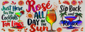 Holographic Rosé Cocktail Tumbler Wrap