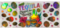 Holographic Tequila Tropical Tumbler Wrap