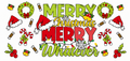 Merry Christmas Merry Whatever tumbler wrap