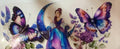 Moon fairy and butterflies fantasy tumbler wrap