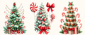 Pastel peppermint Christmas tumbler wrap