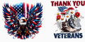 Patriotic Eagle And Veterans Tumbler Wrap