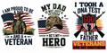 Patriotic Veteran Dad Tumbler Wrap