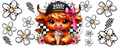 Sassy Always Highland cow coffee tumbler wrap