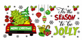 ’Tis the Season Red Truck tumbler wrap
