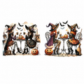 Two Vintage Witch Café Scenes Tumbler Wrap
