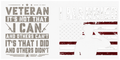 Veteran marriage quote and American flag tumbler wrap
