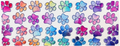 Watercolor Paw-Print Pattern B Tumbler Wrap