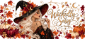 Wickedly Sassy Autumn Witch Tumbler Wrap