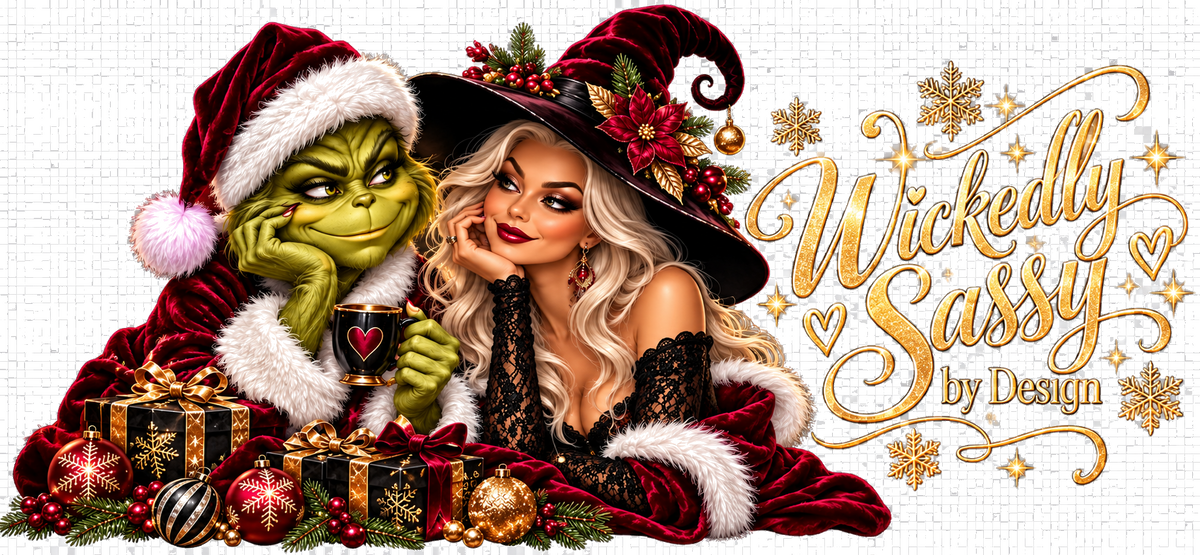 Wickedly Sassy Christmas Tumbler Wrap